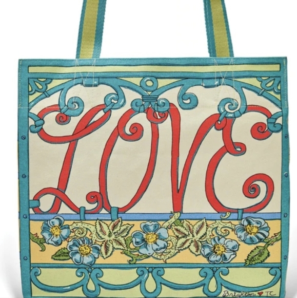 New Large Brighton A Winter's Love Tote. - Picture 7 of 16